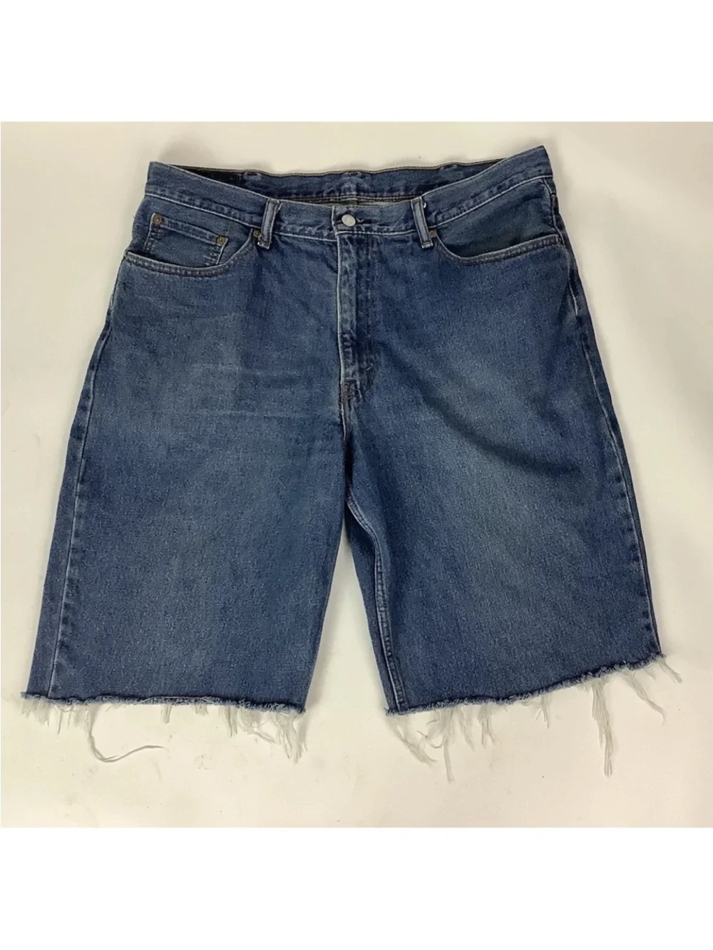 Levi's 560 Men's Sz 38 Cut Off Denim Jorts Shorts 12